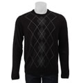 Geoffrey Beene Men's Center Argyle Crewneck Sweater