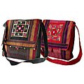 Cotton/ Silk Cosmic Messenger Bag (India)