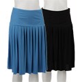Jonathan Martin Women's Pleated Drop-Waist Skirt