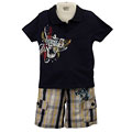 City Ink Toddler Boy's 2-piece Polo Shirt and Shorts Set