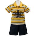 Tuff Gear Boy's 2-piece Polo Stripe Shirt and Shorts Set