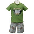 FINAL SALE City Ink Boy's Blue/ Green 2-piece Set