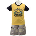 City Ink Boy's 2-piece T-shirt and Chambray Shorts Set