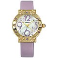 Dufonte by Lucien Piccard Women's Lilac Strap Fashion Watch