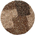Latte Leather Shag Rug (8' Round)