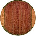Hand-knotted Rustic Gabbeh Rug (6' Round)