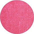 Bright Pink Fleece Shag Rug (5' Round)