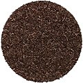 Chocolate Shag Rug (6' Round)