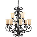 Windsor Manor Nine Light Chandelier