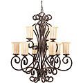 Windsor Manor Nine Light Chandelier