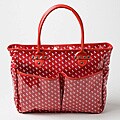 Rock N Mom's Chic Jett's Red Skull Tote Diaper Bag
