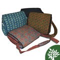 Cotton 'Computing' Fair Trade Messenger Bag (India)