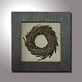 Feather Artwork Shadow Box