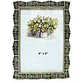 Blue and Black 4x6-inch Photo Frame