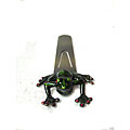 Frog with Red Jewels Bookmark