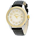 Timex Men's Black Leather Watch