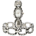 Dufonte by Lucien Piccard Women's Silvertone Watch