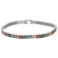 Encore by Le Vian 14k Gold Gemstone Double-row Bracelet