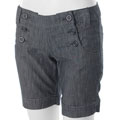 Ci Sono by Adi Junior's Button Front Denim Shorts