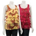 Angie Junior's Nolita Print Chiffon Top