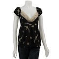 Angie Junior's Short-sleeve Embroidered Voile Top