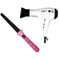 T3 83888-SE Ceramic Hair Dryer and 25-18 mm Curling Iron