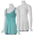 Next Era Couture Junior's Crochet Accent Tank Top
