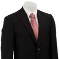 BCBG Attitude Men's Black Wool 2-button Suit