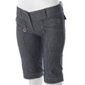 Ci Sono by Adi Junior's Low-rise Denim Bermuda Shorts