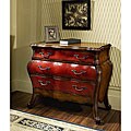 Hand-painted Cherry/ Chestnut Bombay Accent Chest