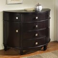 Hand-painted Espresso Accent Chest