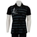 Mavi Men's 'Live Peacefully' Stripe Polo Shirt