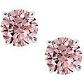 14k White Gold 5/8ct TDW Pink Diamond Stud Earrings