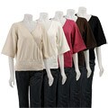 Lou Lou V-neck Bat Wing Women's Sweater