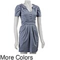 BCBGeneration Women's Puff-sleeve Dress