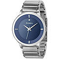 Fossil Men's Stainless Steel Blue Dial Watch