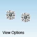 14k White Gold 1/3ct TDW IGL Certified Diamond Studs (H, VS)