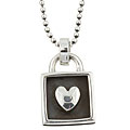 Kate 'n Al Silver 'Big Box of Love' Necklace