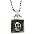 Kate 'n Al Silver 'Kiss of Death' Necklace