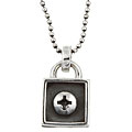Kate 'n Al Silver 'Box of Screws' Necklace