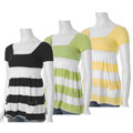 Ci Sono by Adi Junior's Striped Babydoll Top