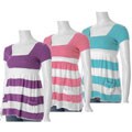 Ci Sono by Adi Junior's Striped Babydoll Top