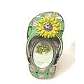 Sunflower Flip Flop Photo Frame