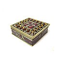 Square Amber Jewelry Box