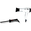 T3 Ceramic Dryer/ Enzo Milano 13 mm Curling Iron Set