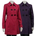 Marvin Richards Women's 3/4-length Double-breasted Trench Coat