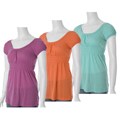 Self Esteem Brand Junior's Smocked Waist Knit Top