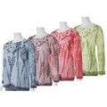Funky People Women's Embroidered Tie-dye Cotton Kurta