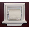 Recessed Toilet Paper Holder with Ledge