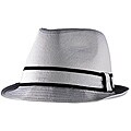 Yesac Unisex Light Grey Fedora Hat